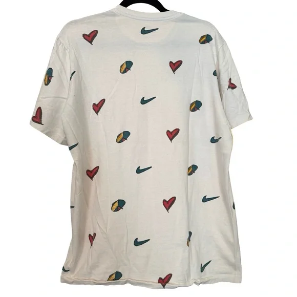 Nike Peace Love Swoosh Vintage All-Over Print Tee - Picture 2 of 4